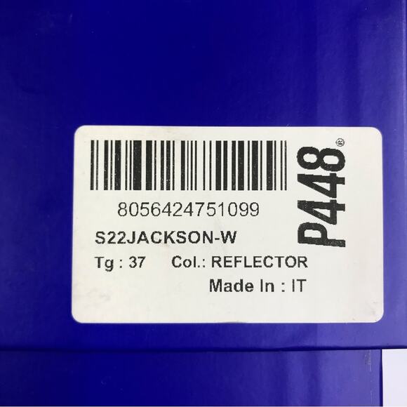 P448 Italian Jackson Reflector Sneakers Women EU 37/US 7 Preppy Stylish Boho NWB - Picture 12 of 14